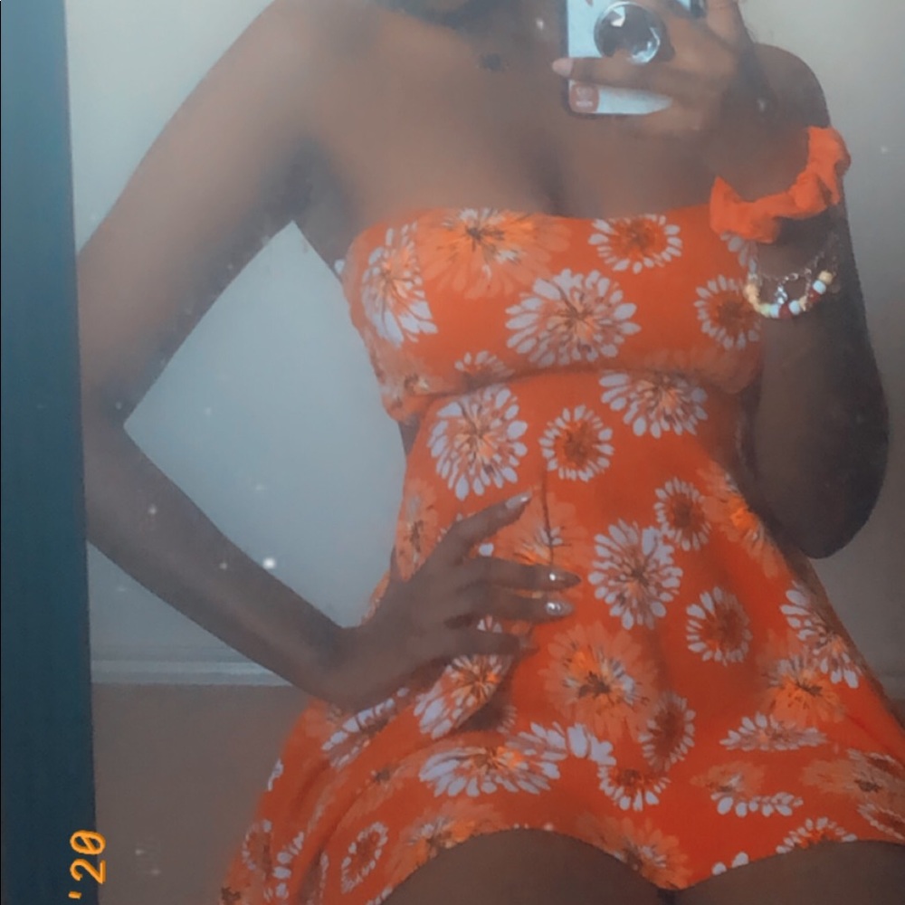 Strapless Summer Dress.